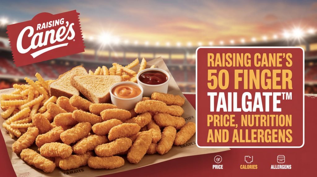 Raising Cane 50 Fingers Tailgate