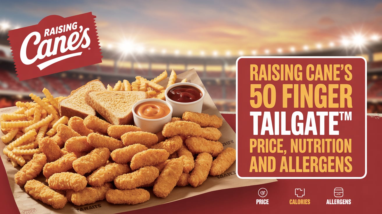 Raising Cane 50 Fingers Tailgate
