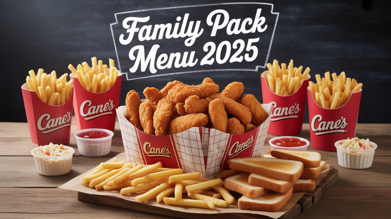Raising Cane Family Pack Menu
