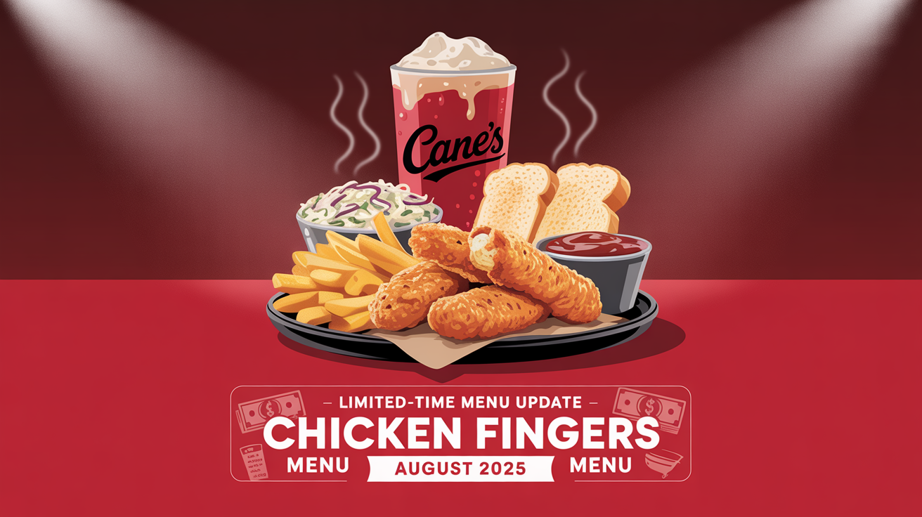 raising cane chicken fingures