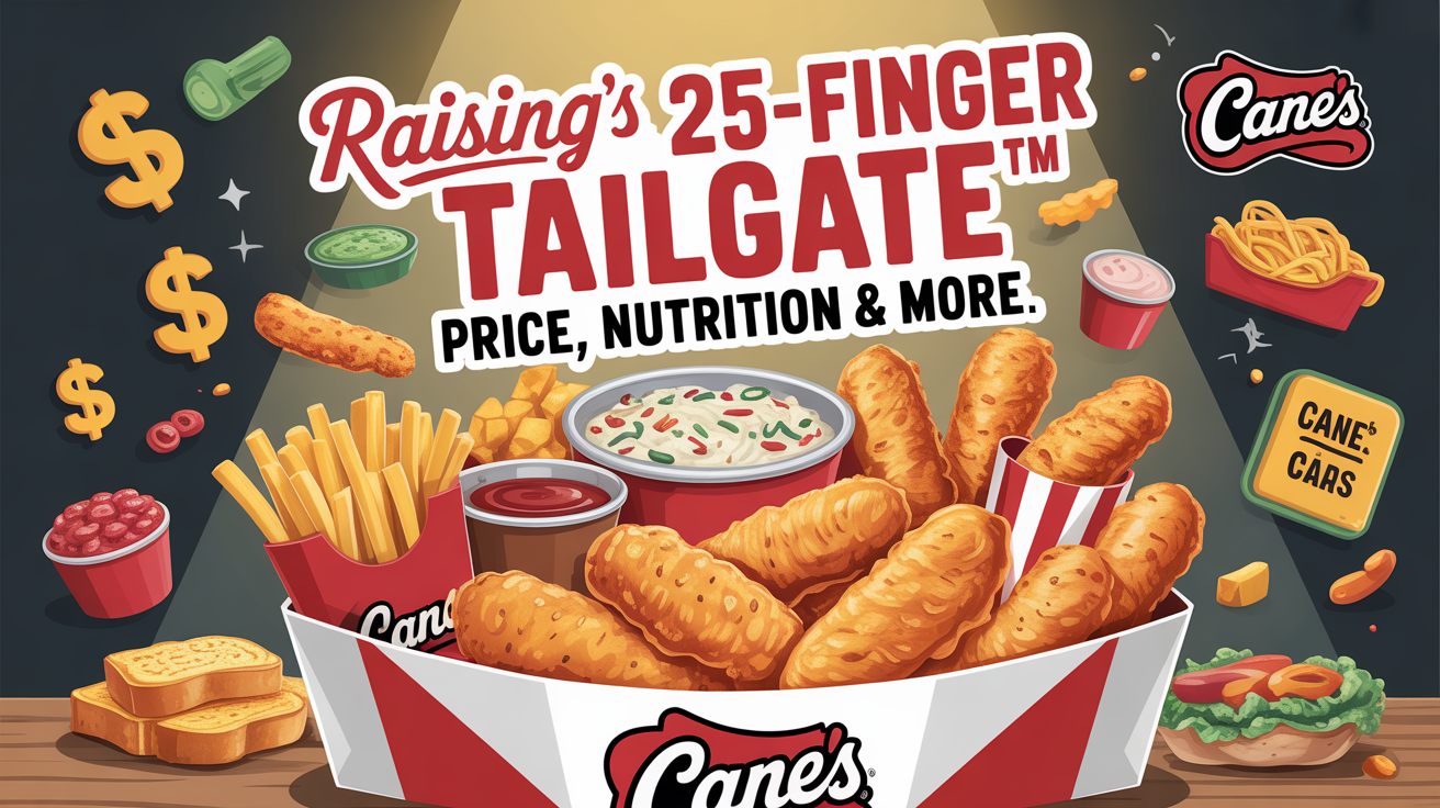 Raising Cane’s 25-Finger Tailgate